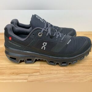 On Cloud Women's 8 Black Cloudventure Waterproof